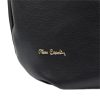 Pierre Cardin 6331 EDF / 5341 EDF fekete női bőr kézitáska, válltáska 43 x 29 x 10 cm