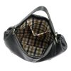 Pierre Cardin 6331 EDF / 5341 EDF fekete női bőr kézitáska, válltáska 43 x 29 x 10 cm