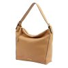 Pierre Cardin 6334 EDF barna női bőr kézitáska, válltáska 39 x 33 x 13 cm