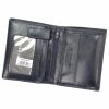 EL FORREST 544-301 RFID navy férfi bőr pénztárca 10 x 12.5 x 3 cm