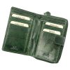 EL FORREST 813-18 RFID zöld női bőr pénztárca 9.5 x 13.5 x 3.5 cm