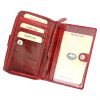 EL FORREST 813-58 RFID piros női bőr pénztárca 9.5 x 13.5 x 3.5 cm