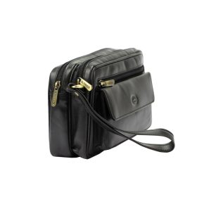   EL FORREST 929-67 fekete férfi bőr autós táska 23 x 15 x 11 cm