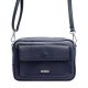 MiaMore 01-041 navy női bőr válltáska, oldaltáska 23 x 16 x 9 cm