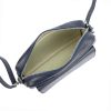 MiaMore 01-041 navy női bőr válltáska, oldaltáska 23 x 16 x 9 cm