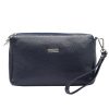 MiaMore 01-042 navy női bőr kézitáska, válltáska, oldaltáska 24 x 15.5 x 7 cm