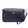 MiaMore 01-042 navy női bőr kézitáska, válltáska, oldaltáska 24 x 15.5 x 7 cm