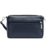 MiaMore 01-042 navy női bőr kézitáska, válltáska, oldaltáska 24 x 15.5 x 7 cm