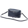 MiaMore 01-042 navy női bőr kézitáska, válltáska, oldaltáska 24 x 15.5 x 7 cm