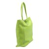 MiaMore 01-014 Z zöld női bőr válltáska 40 x 38 x 13 cm