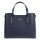 MiaMore 01-035 D (22-003-1) navy női bőr kézitáska, válltáska, oldaltáska 37 x 28.5 x 16 cm