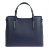 MiaMore 01-035 D (22-003-1) navy női bőr kézitáska, válltáska, oldaltáska 37 x 28.5 x 16 cm