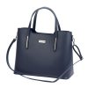 MiaMore 01-035 D (22-003-1) navy női bőr kézitáska, válltáska, oldaltáska 37 x 28.5 x 16 cm