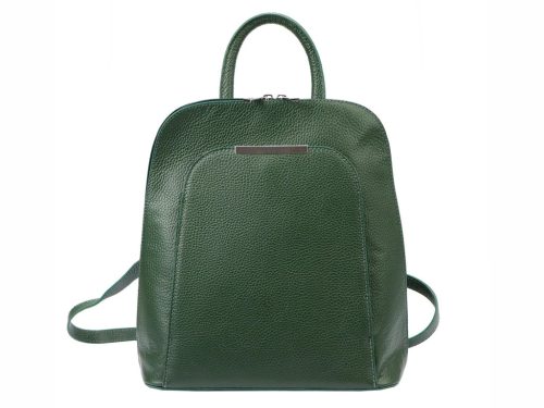 Patrizia 519-001 zöld női bőr hátizsák 29 x 32 x 13 cm