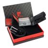 Pierre Cardin ZG-114 fekete férfi marhabőr ajándék szett 25.5 x 6 x 19 cm