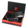 Pierre Cardin ZG-114 fekete férfi marhabőr ajándék szett 25.5 x 6 x 19 cm