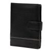 Albatross E-78L fekete férfi bőr pénztárca 10.5 x 12.8 x 2.8 cm