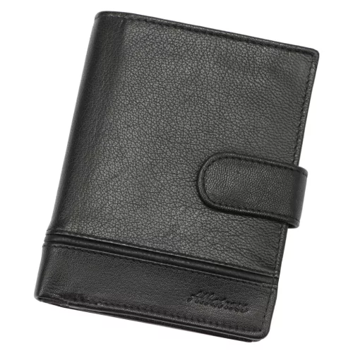 Albatross GN MW56Z fekete férfi bőr pénztárca 10.5 x 13 x 2.5 cm 