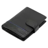 Albatross GN MW56Z fekete-kék férfi bőr pénztárca 10.5 x 13 x 2.5 cm
