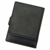 Albatross GN MW56Z fekete-kék férfi bőr pénztárca 10.5 x 13 x 2.5 cm