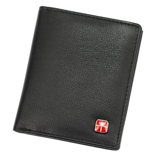 Albatross SN 3748 RFID fekete férfi bőr pénztárca 9 x 10.5 x 2.3 cm