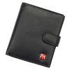 Albatross SN 5808 RFID fekete férfi bőr pénztárca 9 × 10.5 × 2.3 cm