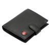 Albatross SN 5808 RFID fekete férfi bőr pénztárca 9 × 10.5 × 2.3 cm