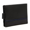 Albatross GN MW60Z fekete férfi bőr pénztárca 13 x 9.5 x 2.8 cm