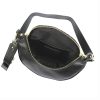 Luka 20-033 fekete női bőr válltáska, oldaltáska, crossbody 25 x 16 x 10 cm