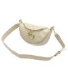 Luka 20-033 krém női bőr válltáska, oldaltáska, crossbody 25 x 16 x 10 cm