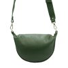 Luka 20-033 zöld női bőr válltáska, oldaltáska, crossbody 25 x 16 x 10 cm