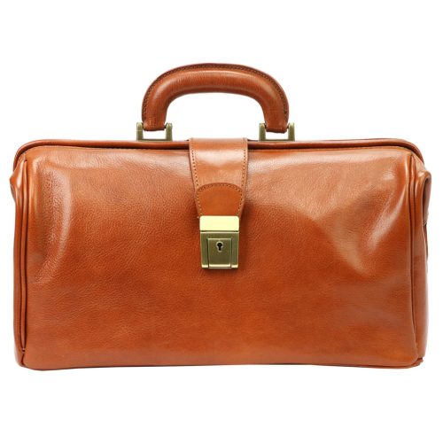 Florence MD-1 barna bőr orvosi táska 38 x 21 x 18.5 cm