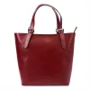 Florence 8470 bordó női bőr válltáska, shopper 35 x 31 x 13 cm