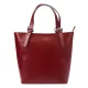 Florence 8470 bordó női bőr válltáska, shopper 35 x 31 x 13 cm