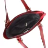 Florence 8470 bordó női bőr válltáska, shopper 35 x 31 x 13 cm