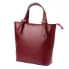 Florence 8470 bordó női bőr válltáska, shopper 35 x 31 x 13 cm