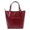 Florence 8470 bordó női bőr válltáska, shopper 35 x 31 x 13 cm