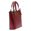 Florence 8470 bordó női bőr válltáska, shopper 35 x 31 x 13 cm