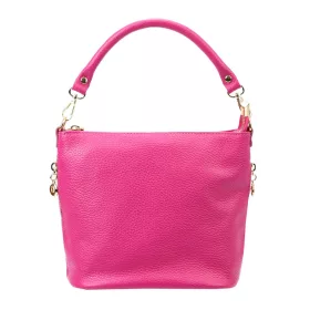   Patrizia 419-040 GOLD magenta női bőr válltáska, oldaltáska 24 x 20 x 13 cm