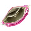 Patrizia 419-040 GOLD magenta női bőr válltáska, oldaltáska 24 x 20 x 13 cm