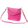 Patrizia 419-040 GOLD magenta női bőr válltáska, oldaltáska 24 x 20 x 13 cm