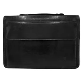   Peterson PTN BWS17 fekete uniszex bőr irattartó mappa 38 x 27 x 5 cm