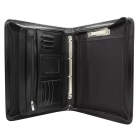   Peterson PTN BWS17 fekete uniszex bőr irattartó mappa 38 x 27 x 5 cm