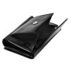 Peterson PTN RD-SWZX-86-GCL fekete női rostbőr pénztárca