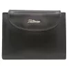 Peterson PTN RD-357-GCL-M fekete női rostbőr pénztárca 12 x 10 x 3 cm