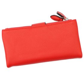   Eslee 12001 bézs női rostbőr pénztárca, mobiltartó 19.5 x 10.5 x 4 cm