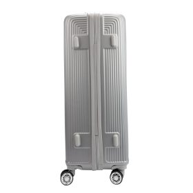   Gregorio nagyméretű szürke ABS keményfalú bőrönd 77 x 50 x 29 cm