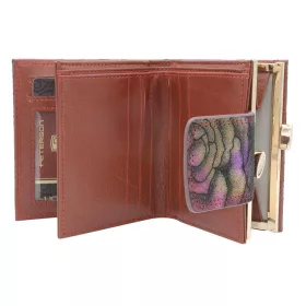   Peterson PTN 42329-MD lila bőr női pénztárca 12.5 x 8.5 x 3 cm