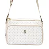 BRICIOLE 4047# fehér női rostbőr táska 27 x 20 x 11 cm
