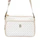 BRICIOLE 4047# fehér női rostbőr táska 27 x 20 x 11 cm